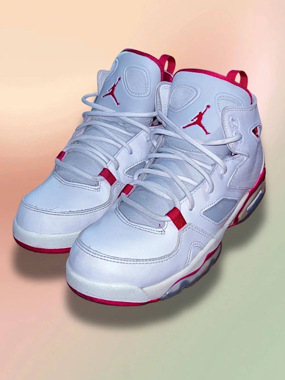 Nike Air Jordan Max Aura 3 GS White Red DM1685-102 Youth 5.5Y Basketball